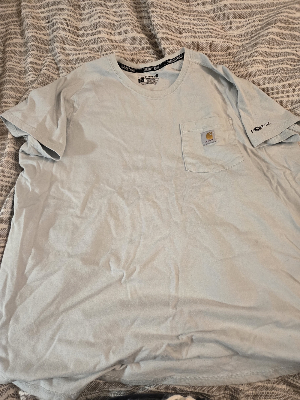 Carhartt Womens’s Pale Green Short Sleeve Pocket Tee